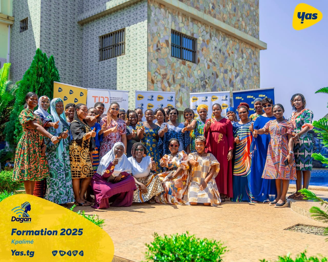 À Kpalimé, des femmes entrepreneures suivent une formation numérique dans le cadre de Dagan Connectée 2025, un programme visant à renforcer leurs compétences digitales et à stimuler l’entrepreneuriat local.