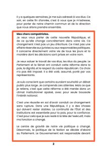 Présidence du Conseil