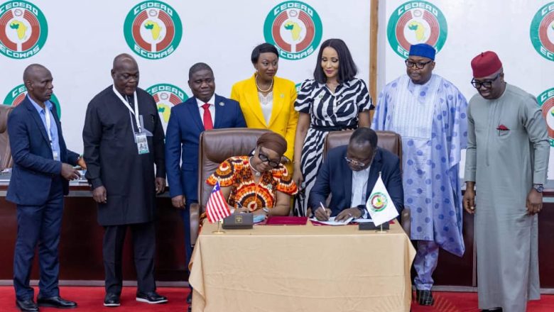 Le Liberia signe un accord historique avec la CEDEAO pour héberger le Centre régional de Développement Jeunesse et Sports (CDJS) à Monrovia !