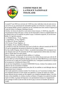 Police Nationale Togo