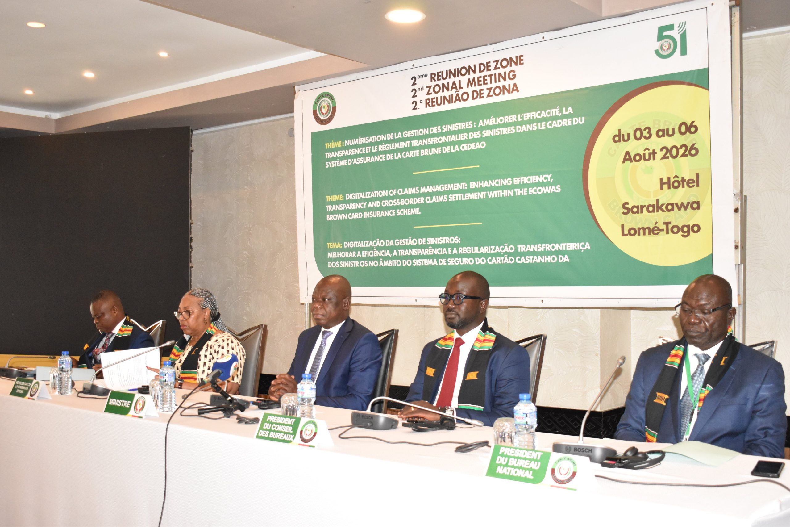 Carte Brune CEDEAO : Lomé mise sur la digitalisation des sinistres