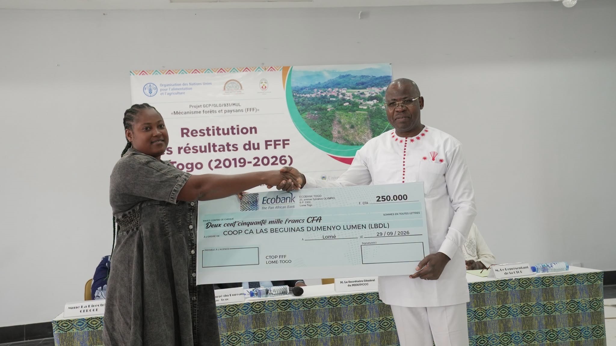 Restauration forestière au Togo : 10 coopératives primées